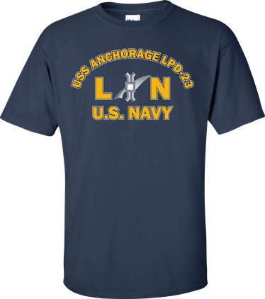 USS ANCHORAGE LPD-23 Rate LN Legalman T-Shirt
