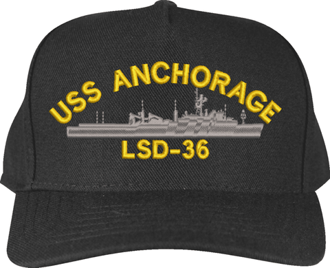 USS Anchorage LSD-36 Ships Custom Embroidered Cap