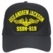 USS Andrew Jackson SSBN-619 ( Gold Dolphins ) Submarine Officers Cap