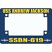 USS Andrew Jackson SSBN-619 Motorcycle Frame
