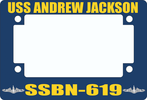 USS Andrew Jackson SSBN-619 Motorcycle Frame