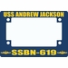 USS Andrew Jackson SSBN-619 Motorcycle Frame