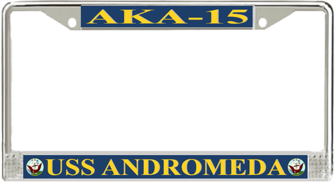 USS Andromeda AKA-15 License Plate Frame