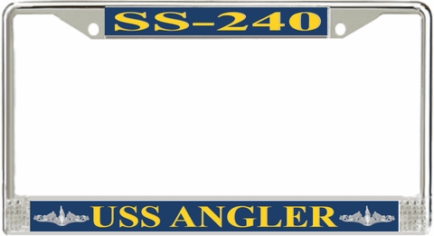 USS Angler SS-240 License Plate Frame