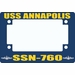 USS Annapolis SSN-760 Motorcycle Frame