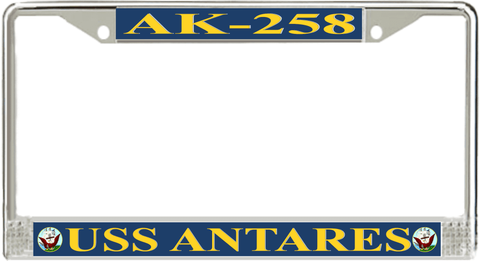 USS Antares AK-258 License Plate Frame