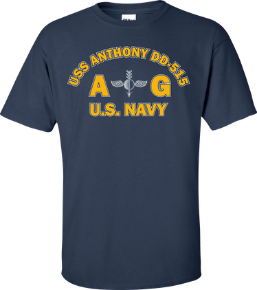 USS ANTHONY DD-515 Rate AG Aerographers Mate T-Shirt