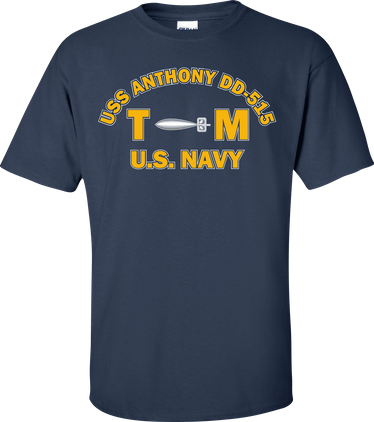 USS ANTHONY DD-515 Rate TM Torpedomans Mate T-Shirt