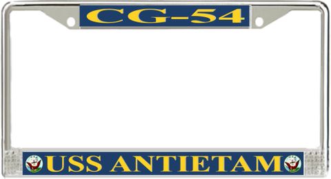 USS Antietam CG-54 License Plate Frame