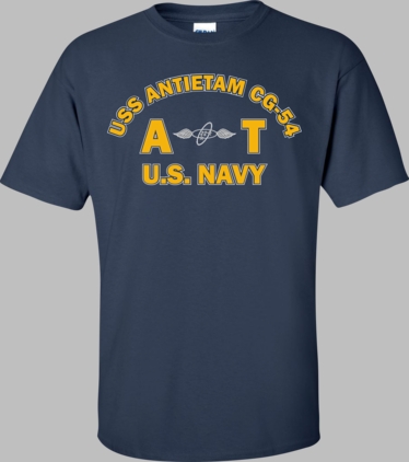 USS ANTIETAM CG-54 Rate AT Aviation Electronics Technician T-Shirt