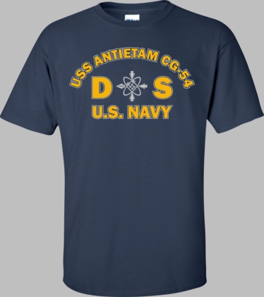 USS ANTIETAM CG-54 Rate DS Data Systems Technician T-Shirt