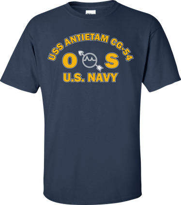 USS ANTIETAM CG-54 Rate OS Operations Specialist T-Shirt