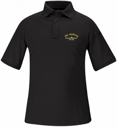 USS Antietam CV-36 Propper Snag Free Polo