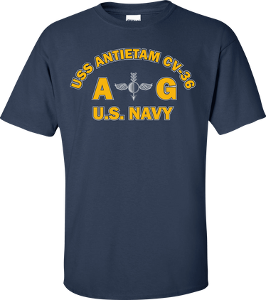 USS ANTIETAM CV-36 Rate AG Aerographers Mate T-Shirt