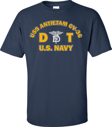 USS ANTIETAM CV-36 Rate DT Dental Technician T-Shirt