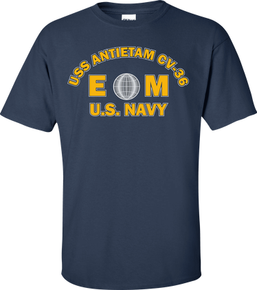 USS ANTIETAM CV-36 Rate EM Electricians Mate T-Shirt