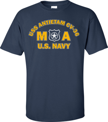 USS ANTIETAM CV-36 Rate MA Master At Arms T-Shirt