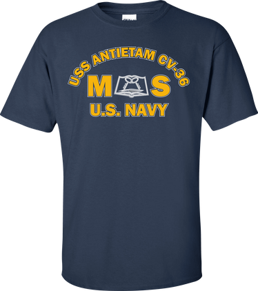 USS ANTIETAM CV-36 Rate MS Mess Management Specialist T-Shirt