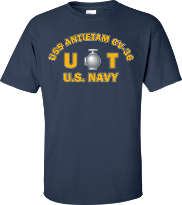 USS ANTIETAM CV-36 Rate UT Utilitiesman T-Shirt