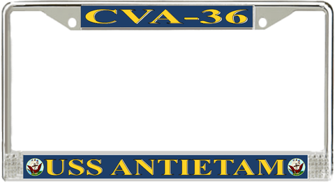 USS Antietam CVA-36 License Plate Frame