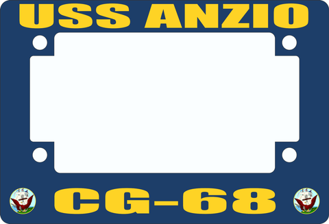 USS Anzio CG-68 Motorcycle Frame