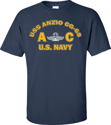 USS ANZIO CG-68 Rate AC Air Traffic Controller T-Shirt
