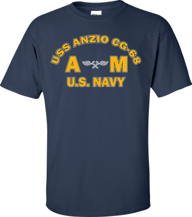 USS ANZIO CG-68 Rate AM Aviation Structural Mechanic T-Shirt