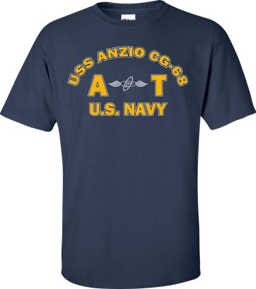 USS ANZIO CG-68 Rate AT Aviation Electronics Technician T-Shirt