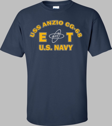 USS ANZIO CG-68 Rate ET Electronics Technician T-Shirt
