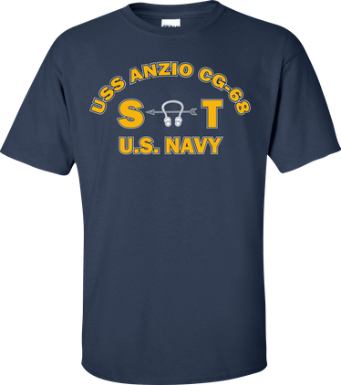USS ANZIO CG-68 Rate ST Sonar Technician T-Shirt