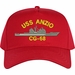 USS Anzio CG-68 Ship Custom Embroidered Cap
