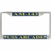 USS Arcade AM-143 License Plate Frame