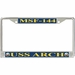 USS Arch MSF-144 License Plate Frame