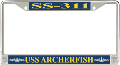 USS Archerfish SS-311 License Plate Frame