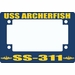USS Archerfish SS-311 Motorcycle Frame