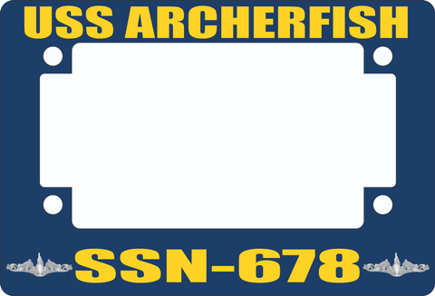 USS Archerfish SSN-678 Motorcycle Frame