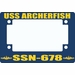 USS Archerfish SSN-678 Motorcycle Frame