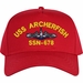USS Archerfish SSN-678 with Dolphins Custom Embroidered Cap