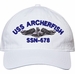 USS Archerfish SSN-678 with Dolphins Unstructured Dad Cap