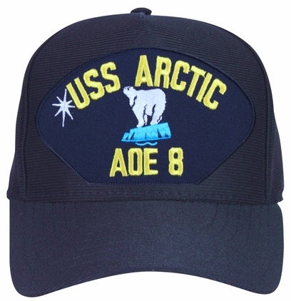 USS Arctic AOE 8 Ball Cap