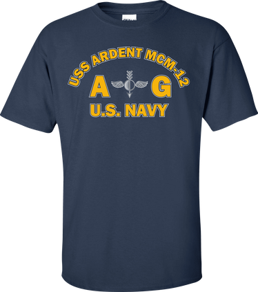 USS ARDENT MCM-12 Rate AG Aerographers Mate T-Shirt