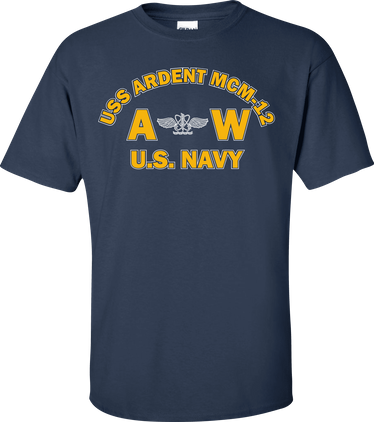 USS ARDENT MCM-12 Rate AW Aviation Antisubmarine War Operator T-Shirt