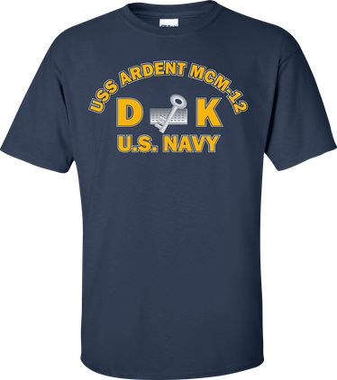 USS ARDENT MCM-12 Rate DK Disbursing Clerk T-Shirt