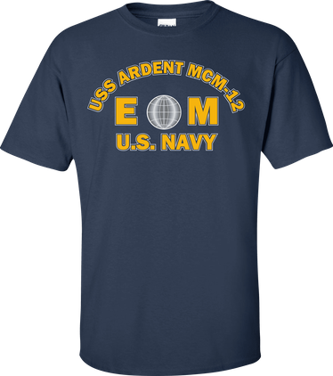 USS ARDENT MCM-12 Rate EM Electricians Mate T-Shirt