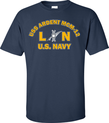 USS ARDENT MCM-12 Rate LN Legalman T-Shirt