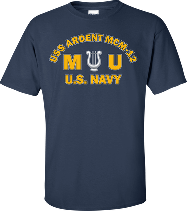 USS ARDENT MCM-12 Rate MU Musician T-Shirt
