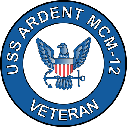 USS Ardent MCM-12 Veteran Decal