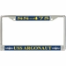 USS Argonaut SS-475 License Plate Frame