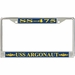 USS Argonaut SS-475 License Plate Frame