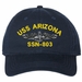 USS Arizona SSN-803 with Dolphins Unstructured Dad Cap